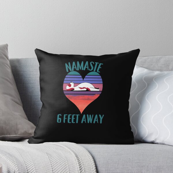 Item preview, Copy of Namaste 6 Feet Away Funny Vintage Yoga Gift For Yoga And Dog Lover  designed and sold by arteesy.