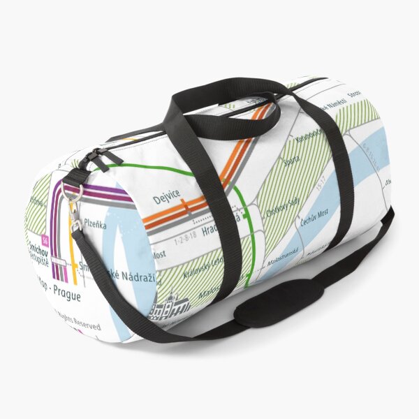 Item preview,  Prague City Rail Map Square designed and sold by AnsgarVollmer.