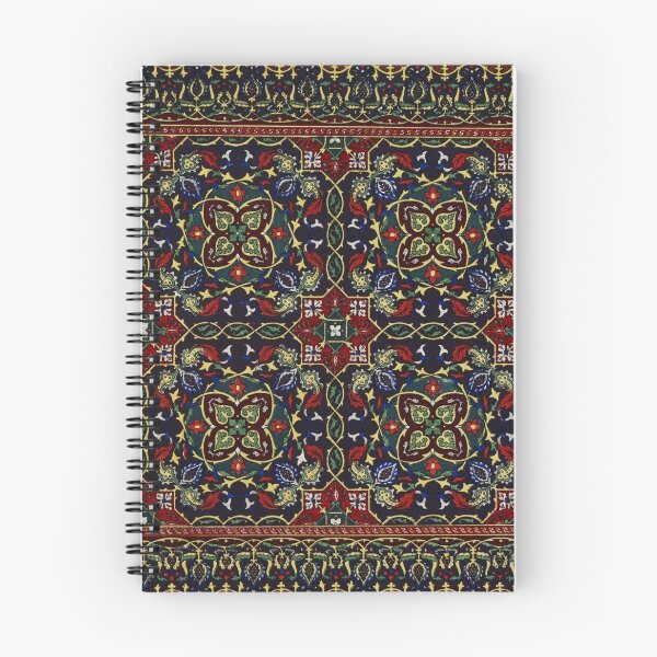 Item preview, Vintage Carpet Pattern Navy Blue and Red - Pattern  designed and sold by DesignBliss2021.