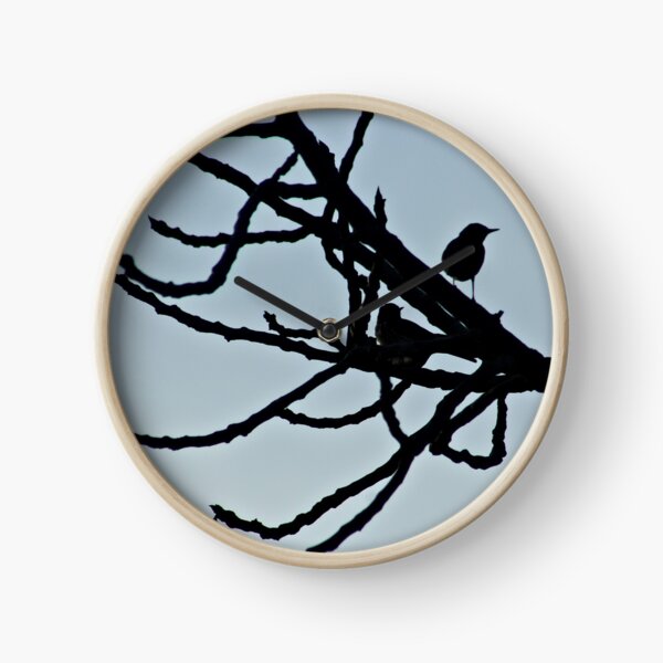 Item preview, Sparrows Silhouette Birds Tree Bare Branches  designed and sold by Anna Lemos.