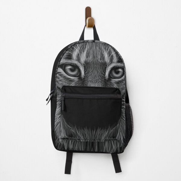 Item preview, Black animal cat drawing designed and sold by The Rare Label.
