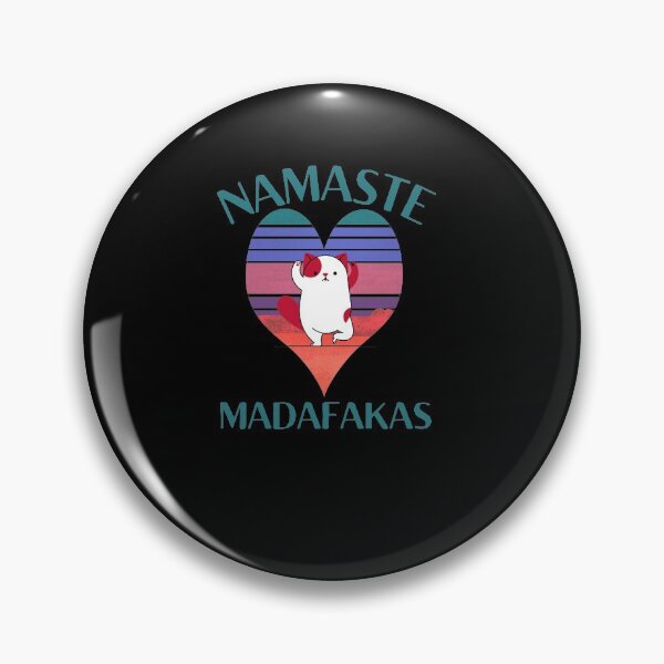 Item preview, Namaste Madafakas Day Funny Vintage Yoga Gift For Yoga Lover  designed and sold by arteesy.