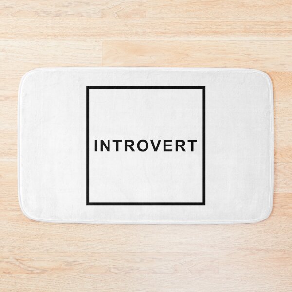 Item preview, Introvert - Black Text - Large Icon designed and sold by ArtLifebyAndrew.