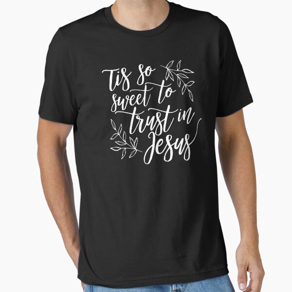 Vista previa del artículo con la obra «Es tan dulce confiar en Jesús», diseñado y vendido por KatrinElise.