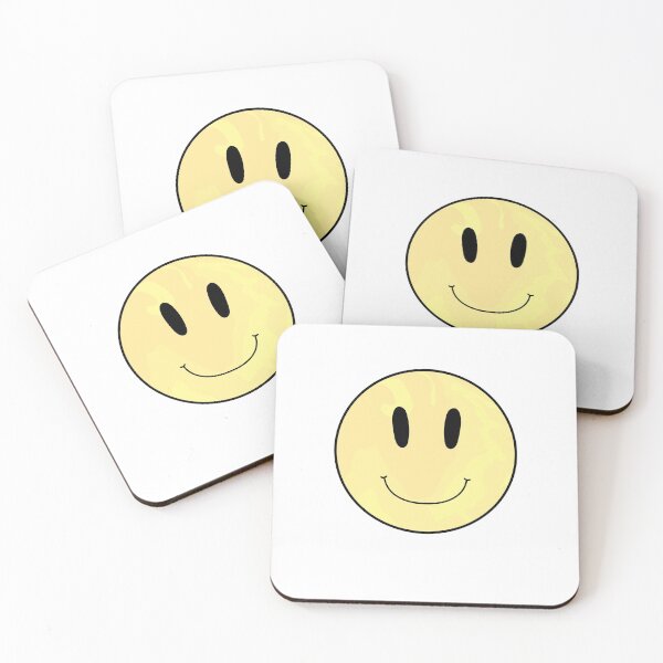 Item preview, Yellow Marbled Smiley Face designed and sold by lilystickers65.