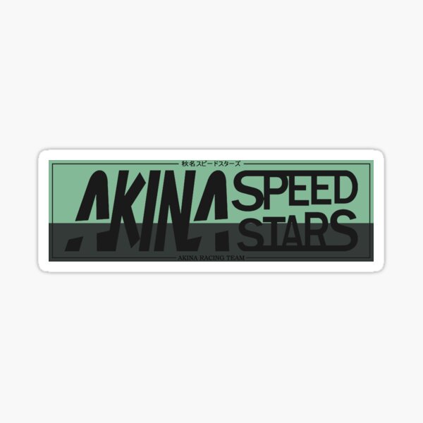 Akina Speed Stars (Initial-D) Sticker – Grafixpressions