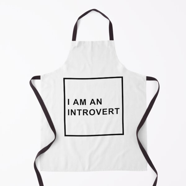 Item preview, I am an Introvert - Black Text - Large Icon designed and sold by ArtLifebyAndrew.