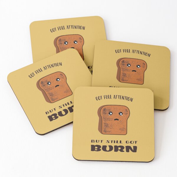 Item preview, Funny Kawaii Burn Toast designed and sold by Marzuqi Che Rose.