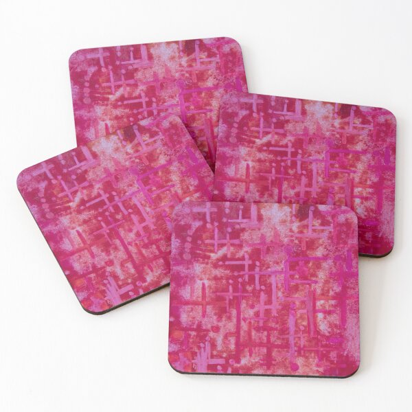 Item preview, abstract red and pink  designed and sold by TessAndre.