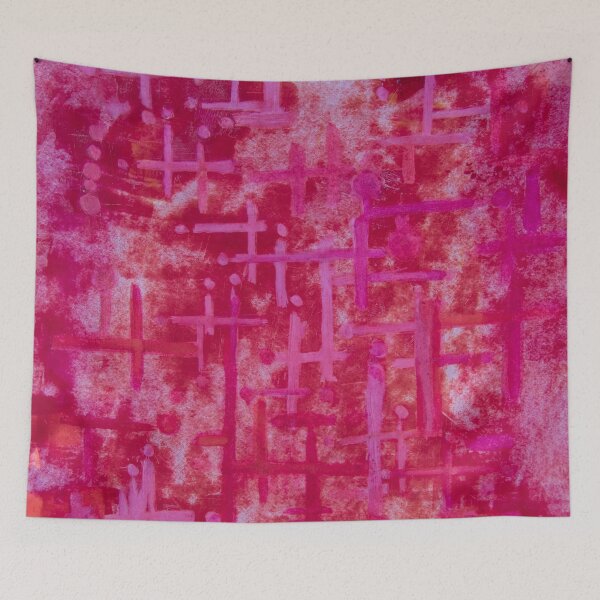 Item preview, abstract red and pink  designed and sold by TessAndre.