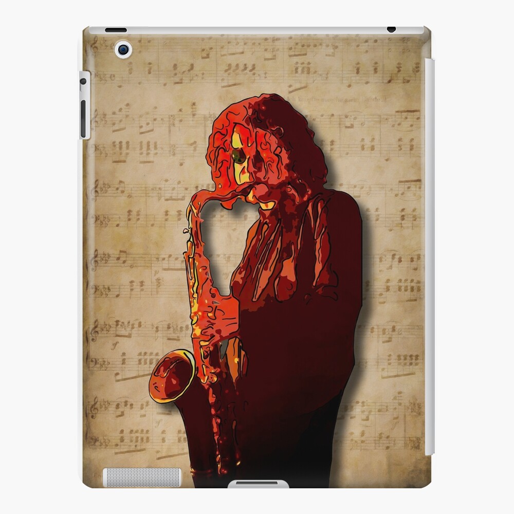 SaxMan Hits the Sheets iPad Case & Skin