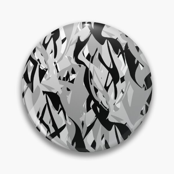 Item preview, Black and White and grey zebra camo pattern designed and sold by Maanya-Tees.