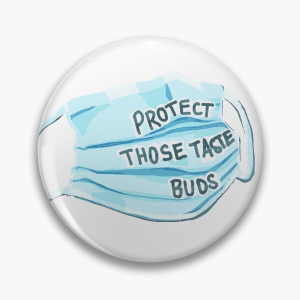 Item preview, protect those taste buds - mask designed and sold by MissMorgenArt.