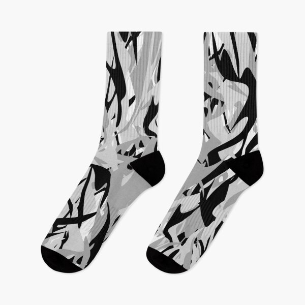Item preview, Black and White and grey zebra camo pattern designed and sold by Maanya-Tees.