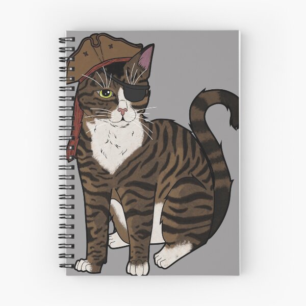 Item preview, Gato pirata designed and sold by TashiArt.