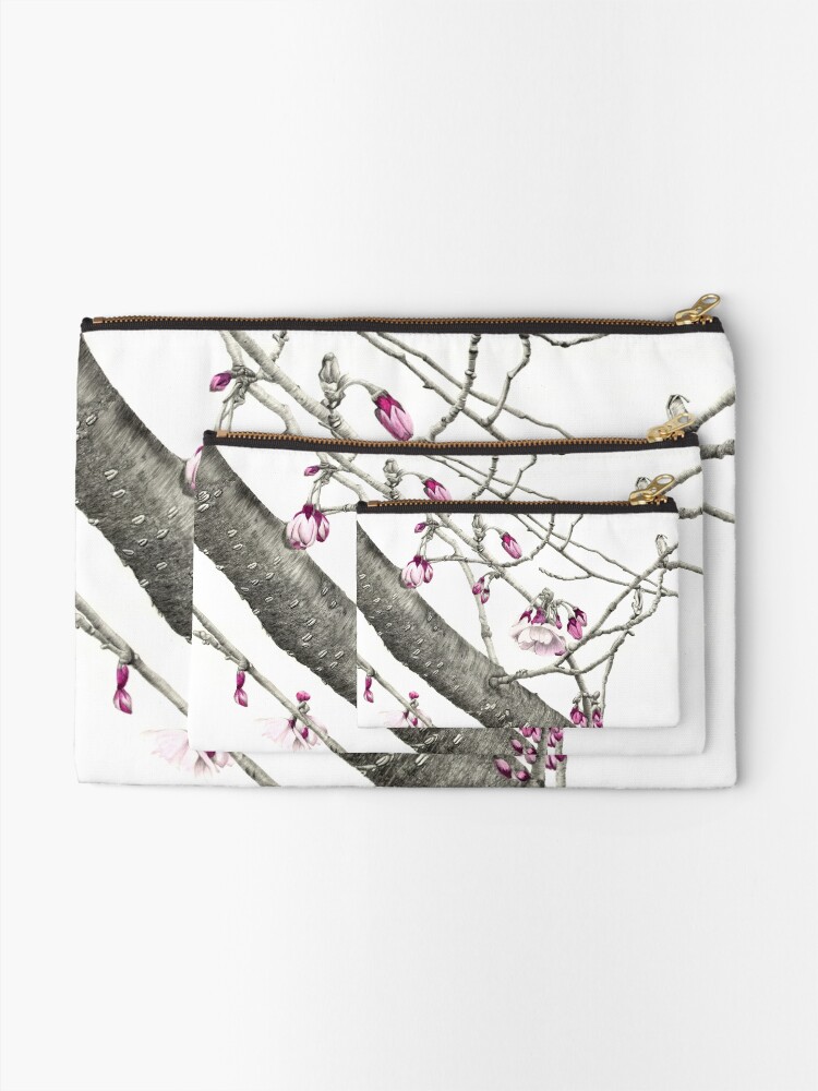 Alternate view of April Blossoms Zipper Pouch
