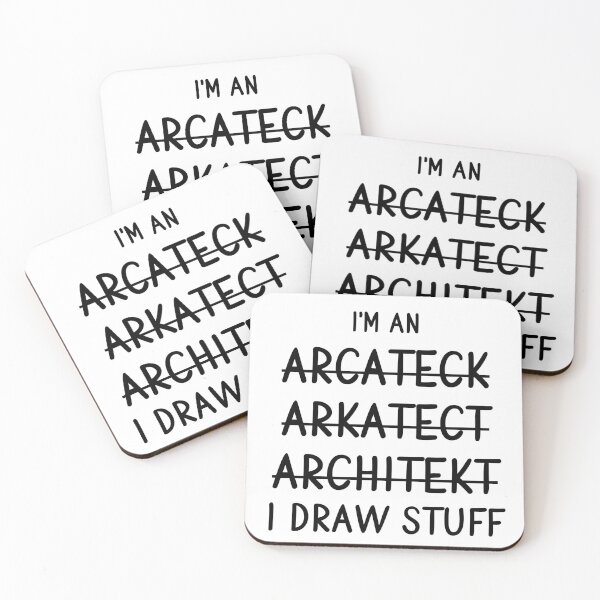 Item preview, I Draw Stuff Architect Mug, Funny Architecture Gift for Men and Women - Great for Student Graduation or Profession - Best Drafting Gag  designed and sold by TeesYouWant.