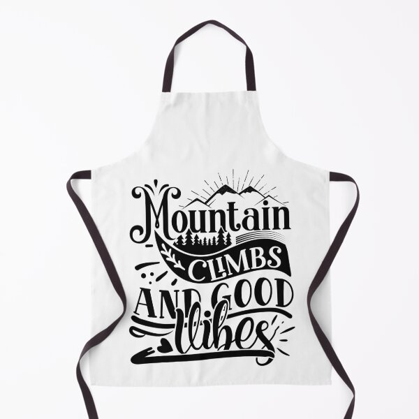 Item preview, Mountaineering saying: mountain climbs and good vibes designed and sold by Raeolus.