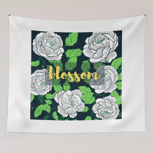 Item preview, Blossom Flower Pattern designed and sold by SaamyaTyagi.