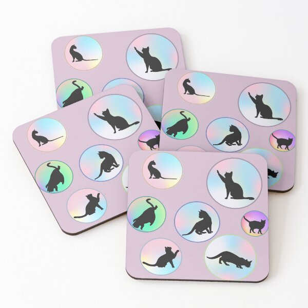 Item preview, Copy of Cat Bubbles on Soft Pink designed and sold by MoodyCarp.