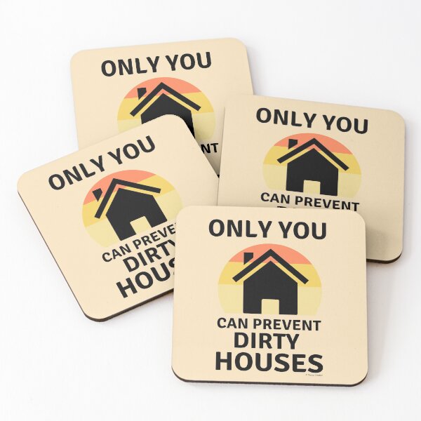 Item preview, Prevent Dirty Houses Fun Cleaning Lady Gifts designed and sold by SavvyCleaner.