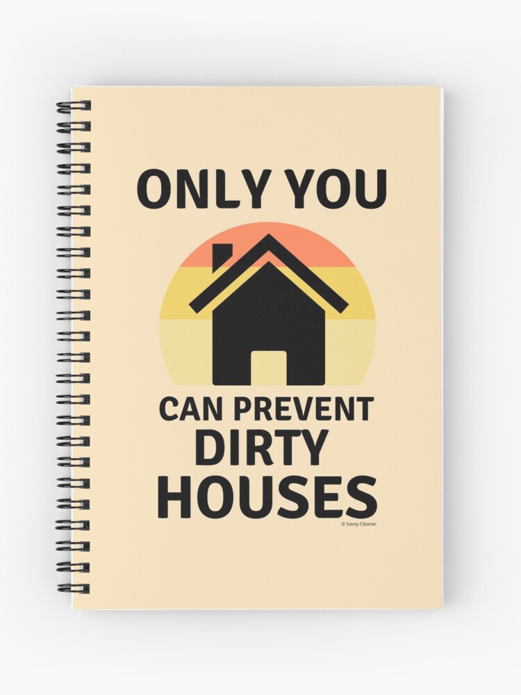 Thumbnail 1 of 3, Journal, Prevent Dirty Houses Fun Cleaning Lady Gifts designed and sold by SavvyCleaner.