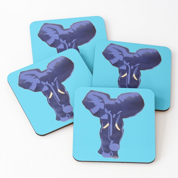 Item preview, African Elephant Blue illustration designed and sold by Nostrathomas66.