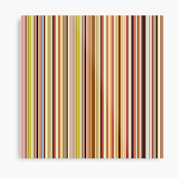 Pattern retro color Metal Print