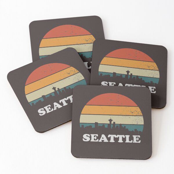 Item preview, Seattle Retro Skyline designed and sold by BoredGames.