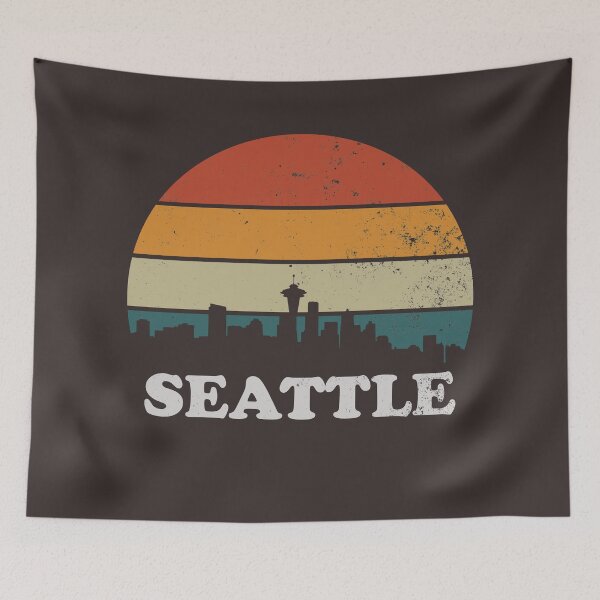 Item preview, Seattle Retro Skyline designed and sold by BoredGames.