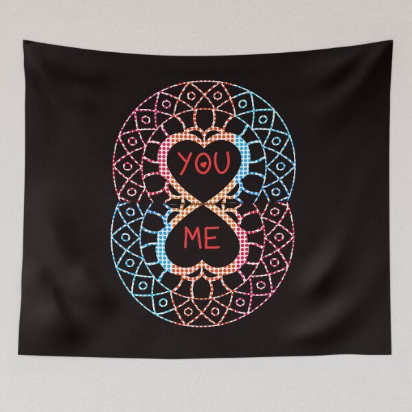 Item preview, You and I colorful saying designed and sold by Imutobi.