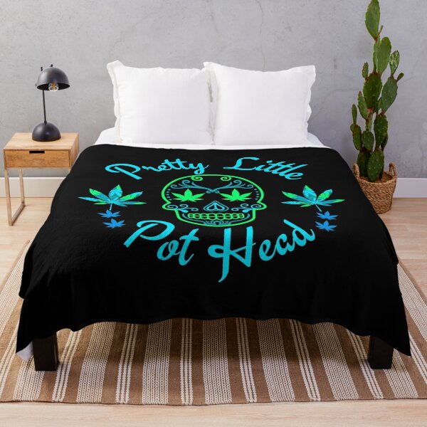 Cannabis Throw Blankets for Sale Redbubble 