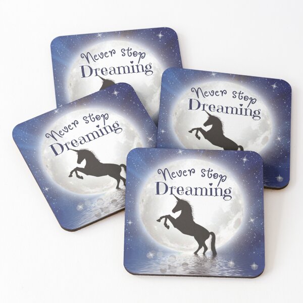 Item preview, Never stop dreaming. Unicorn dreaming designed and sold by Eva-Success.