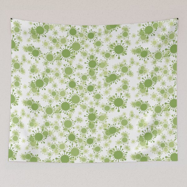 Item preview, Seamless pattern green coronavirus designed and sold by NeteDesign.