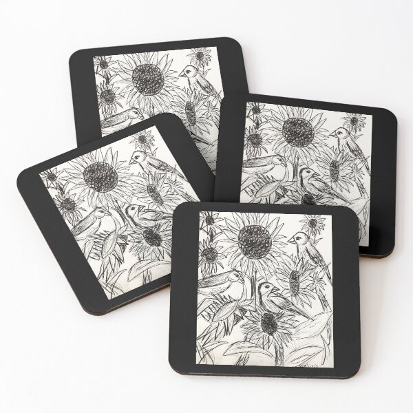 Item preview, Sparrows and Sunflowers designed and sold by MargoCamille.