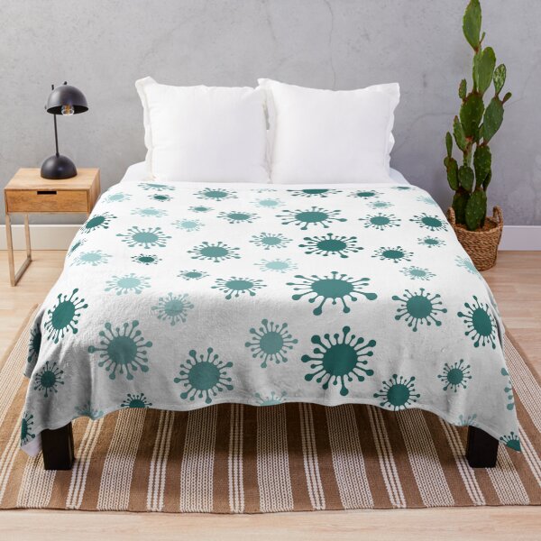 Item preview, Seamless pattern blue coronavirus designed and sold by NeteDesign.