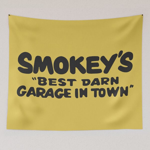 Item preview, 1997 - Smokey's Garage (Black on Gold) designed and sold by Justin Ellis.