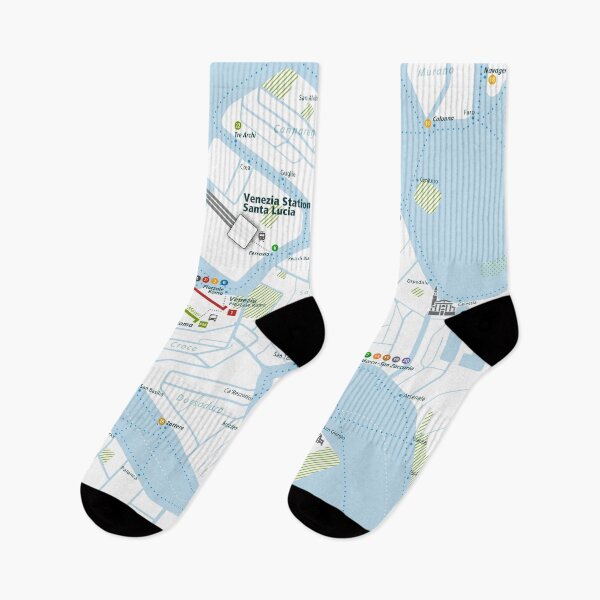 Item preview, Venice City Rail Map Square designed and sold by AnsgarVollmer.