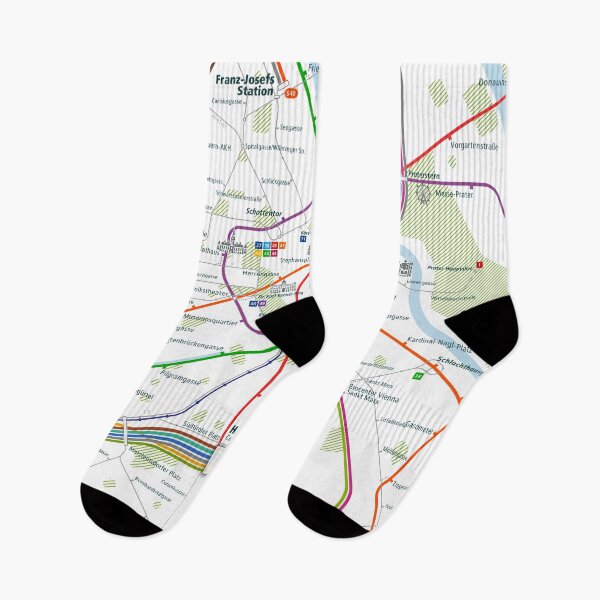 Item preview, Vienna City Rail Map Square designed and sold by AnsgarVollmer.