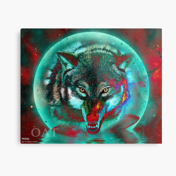 Power of the Wolf Metal Print