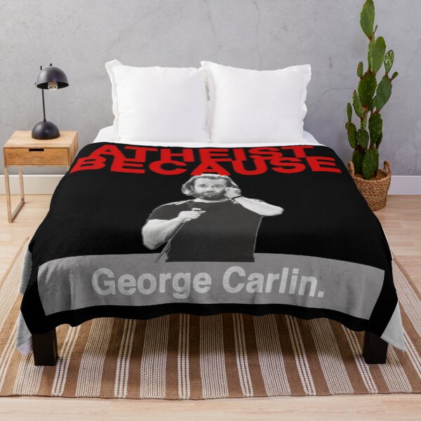 Item preview, Atheist Because: George Carlin. designed and sold by AtheistBecause.