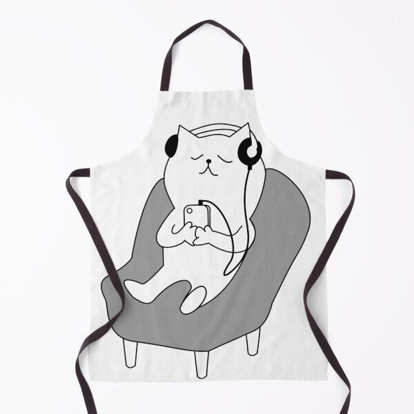 Item preview, Funny music relaxed cat designed and sold by PabloBasma.