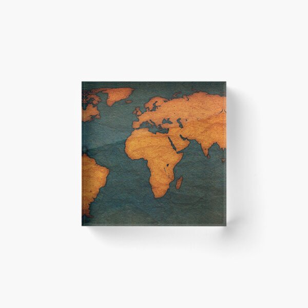 Item preview, Vintage map of world designed and sold by Michal Baranski.