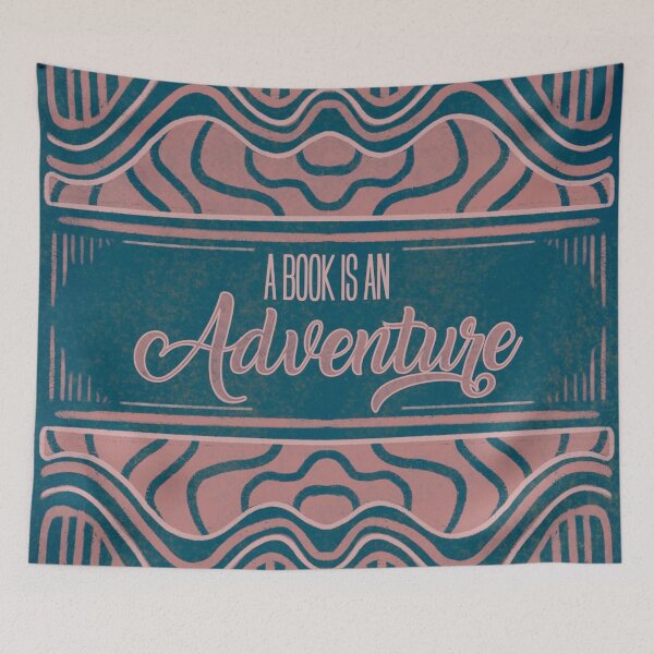 Item preview, A Book is an Adventure designed and sold by Manda Lyn LaCorte.
