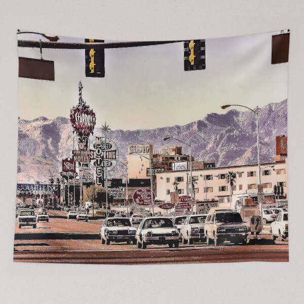 Item preview, Vintage Las Vegas Street View Daytime 1980s designed and sold by Retrospun.