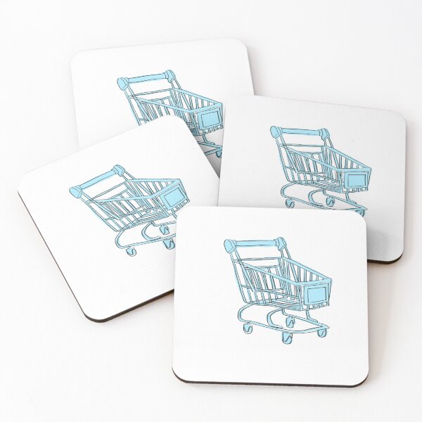 Item preview, blue shopping cart designed and sold by anna-b-.