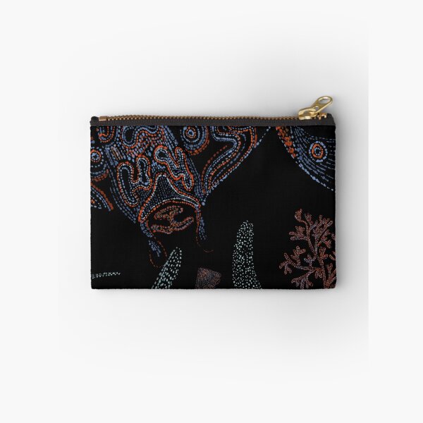 Item preview, Marine seamless pattern with space manta rays, lobsters, corals, octopuses, abodes of the underwater world designed and sold by ANAKOTO.