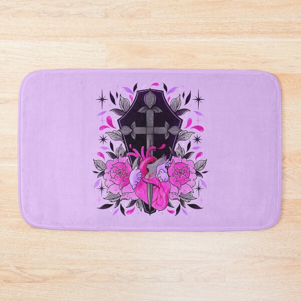 Item preview, Vampire slayer pink anatomical heart  designed and sold by Texdoodles.