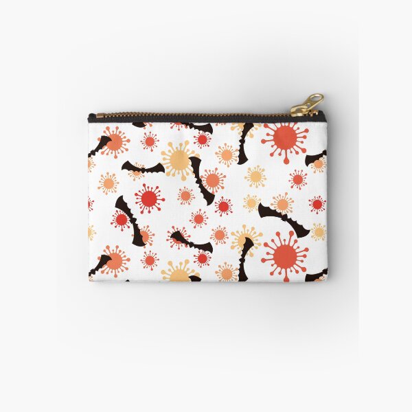 Item preview, Seamless pattern orange coronavirus with bats designed and sold by NeteDesign.