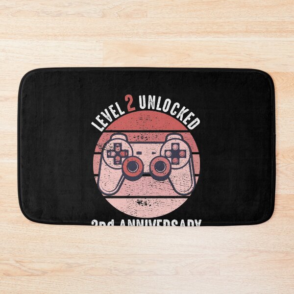 Item preview, Level 2 Unlocked 2nd Anniversary designed and sold by RandomStuffShop.